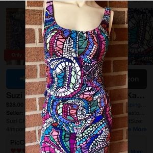 Suzi Chin for Maggy Boutique body con midi dress